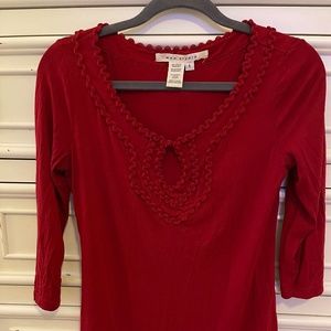 Maroon Max Studio Shirt size: small